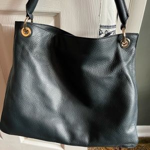 Mark and Graham Navy Hobo Bag NWOT